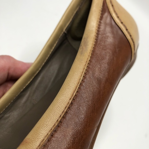 A.Z. Moda Color Block Leather Slip-on Loafer Shoes - Picture 11 of 15